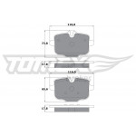 TOMEX Brakes Bremsbelagsatz, Scheibenbremse